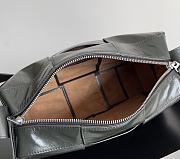 Fortok Bottega Veneta Arco Camera Bag Leather Dark Green 28*18*9cm  - 3