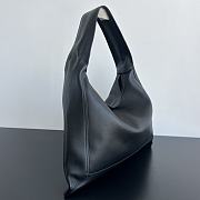 Fortok Bottega Veneta Large Hop Leather Black Bag 54x24x13cm - 6