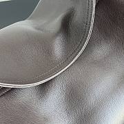 Fortok Bottega Veneta Large Hop Leather Black Dark Brown 54x24x13cm - 4