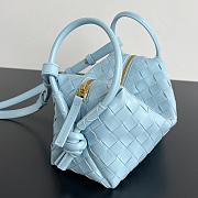 Fortok Bottega Veneta Loop Bag Baby Blue 19x12x9cm - 5