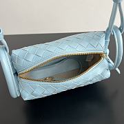 Fortok Bottega Veneta Loop Bag Baby Blue 19x12x9cm - 2
