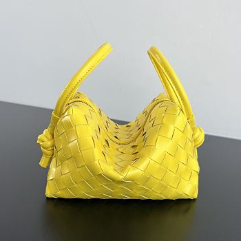 Fortok Bottega Veneta Loop Bag Yellow 19x12x9cm