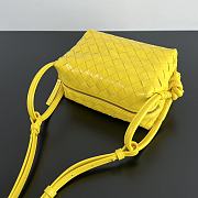 Fortok Bottega Veneta Loop Bag Yellow 19x12x9cm - 2
