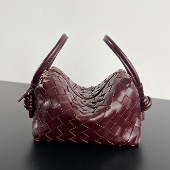 Fortok Bottega Veneta Loop Bag Rouge 19x12x9cm