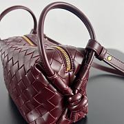 Fortok Bottega Veneta Loop Bag Rouge 19x12x9cm - 3