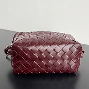 Fortok Bottega Veneta Loop Bag Rouge 19x12x9cm - 4