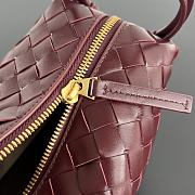 Fortok Bottega Veneta Loop Bag Rouge 19x12x9cm - 2