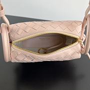 Fortok Bottega Veneta Loop Bag Cream Pink 19x12x9cm - 4