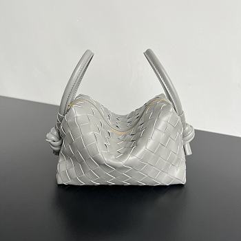Fortok Bottega Veneta Loop Bag Grey 19x12x9cm 