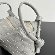 Fortok Bottega Veneta Loop Bag Grey 19x12x9cm  - 4