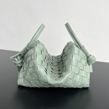 Fortok Bottega Veneta Loop Bag Baby Green 19x12x9cm
