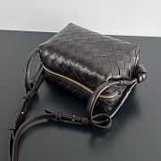 Fortok Bottega Veneta Loop Bag Chocolate Brown 19x12x9cm - 6