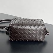 Fortok Bottega Veneta Loop Bag Chocolate Brown 19x12x9cm - 5