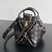 Fortok Bottega Veneta Loop Bag Chocolate Brown 19x12x9cm - 3