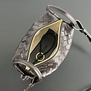 Fortok Bottega Veneta Loop Bag Chocolate Brown 19x12x9cm - 2