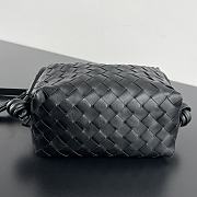 Fortok Bottega Veneta Loop Bag Black 19x12x9cm - 6