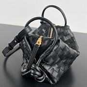 Fortok Bottega Veneta Loop Bag Black 19x12x9cm - 2
