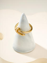Fortok Cariter Ring Diamond In Gold/ Silver - 5