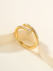 Fortok Cariter Ring Diamond In Gold/ Silver - 3