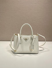 Fortok Prada Galleria Saffiano Bag White 24.5x16.5x11cm - 1