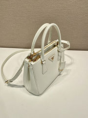 Fortok Prada Galleria Saffiano Bag White 24.5x16.5x11cm - 5