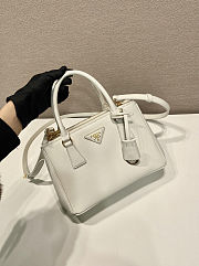 Fortok Prada Galleria Saffiano Bag White 24.5x16.5x11cm - 3