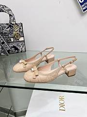 Fortok Dior Ballet Slingback Pump Nude - 1