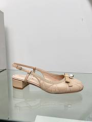 Fortok Dior Ballet Slingback Pump Nude - 5