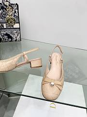 Fortok Dior Ballet Slingback Pump Nude - 3