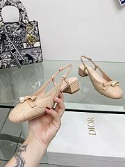 Fortok Dior Ballet Slingback Pump Nude - 2