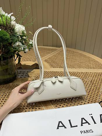 Fortok Alaïa Women's Le Teckel Bag White 27*9*8cm 