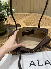 Fortok Alaïa Women's Le Teckel Bag Dark Brown 33*11*10cm - 4