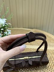 Fortok Alaïa Women's Le Teckel Bag Dark Brown 33*11*10cm - 6