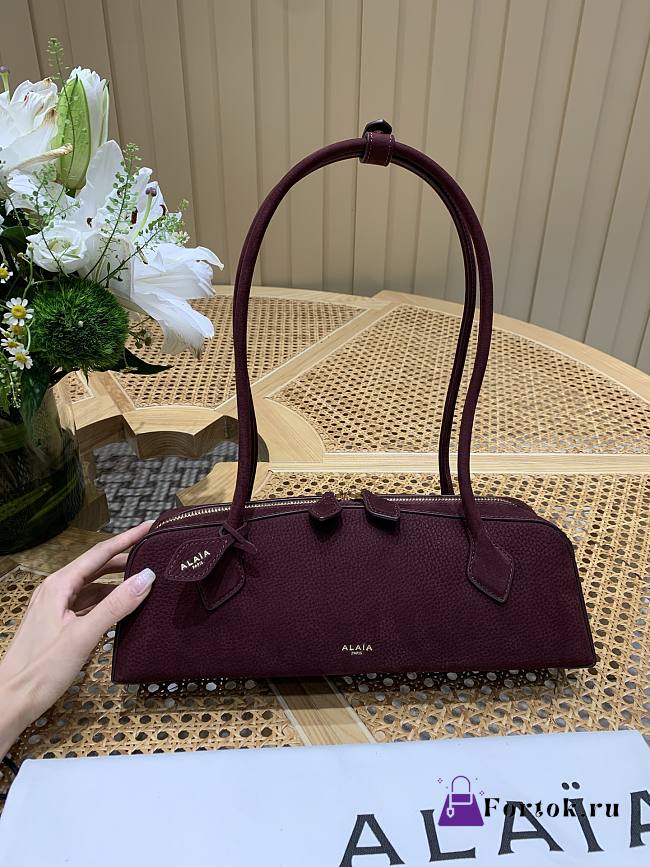 Fortok Alaïa Women's Le Teckel Bag Rouge 33*11*10cm - 1