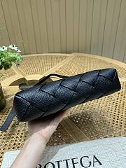 Fortok Bottega Veneta Diago Zipped Messenger Black 25*5*15cm  - 5