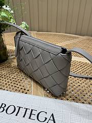 Fortok Bottega Veneta Diago Zipped Messenger Limestone 25*5*15cm  - 4