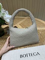 Fortok Bottega Veneta Tosca Beige Grey 31*9*19cm  - 3