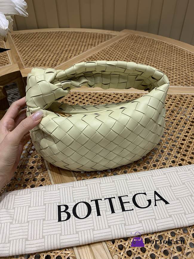 Fortok Bottega Veneta Jodie Baby Yellow 26*8*23cm - 1