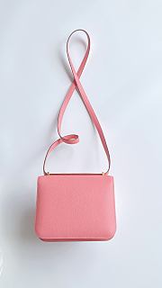 Fortok Hermès Constance Pink Epsom Leather 18x15x6cm - 5