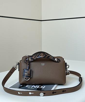 Fortok Fendi Boston The Way Bag Brown 20cm