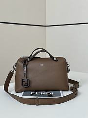Fortok Fendi Boston The Way Bag Brown 28cm - 1