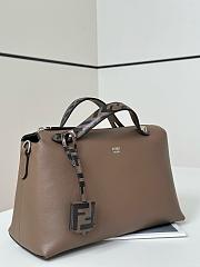 Fortok Fendi Boston The Way Bag Brown 28cm - 2