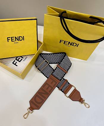 Fortok Fendi Caro In Black Strap Leather 120cm