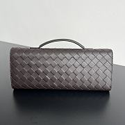 Fortok Bottega Veneta Andiamo Clutch Flower Fondant 31x13x3cm - 4