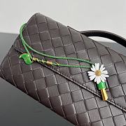 Fortok Bottega Veneta Andiamo Clutch Flower Fondant 31x13x3cm - 3
