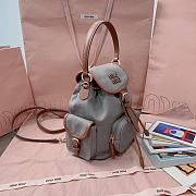 Fortok Miu Miu backpack Grey 22 x 18 x 11.5cm - 6