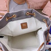 Fortok Miu Miu backpack Grey 22 x 18 x 11.5cm - 2