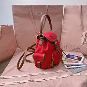 Fortok Miu Miu backpack Red 22 x 18 x 11.5cm - 4