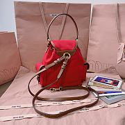 Fortok Miu Miu backpack Red 22 x 18 x 11.5cm - 2
