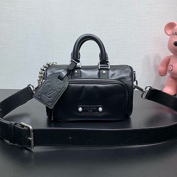 Fortok Louis Vuitton Keepall Cargo Bandoulière 25 Black M13988 15 x 11 x 25 cm